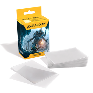 Card Sleeves Standard Frosted Clear (104 in box) (Asgaardian)