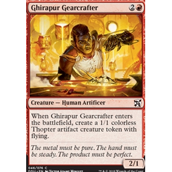Magic löskort: Duel Decks: Elves vs Inventors: Ghirapur Gearcrafter
