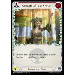 FaB Löskort: Rosetta: Strength of Four Seasons (Red) (Rainbow Foil)