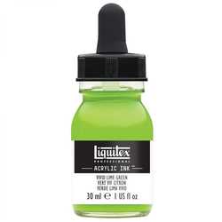 Acrylic Ink: Vivid Lime Green (30ml)