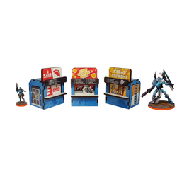 District 5 Food Booths (3) Prepainted (blue)