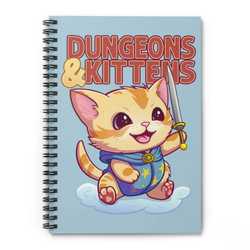 Spiral Notebook Dungeons & Kittens
