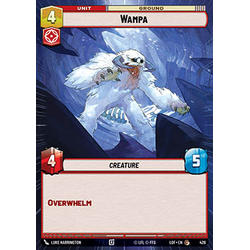 Star Wars: Unlimited Löskort: Legends of the Force: Wampa (Hyperspace)