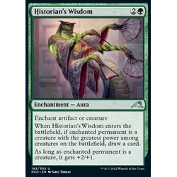Magic löskort: Kamigawa: Neon Dynasty: Historian's Wisdom (Foil)