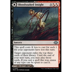 Magic löskort: Modern Horizons 3: Bloodsoaked Insight // Sanguine Morass