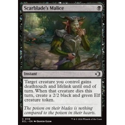 Magic löskort: Lorwyn Eclipsed: Scarblade's Malice (Foil)