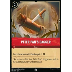 Lorcana Löskort: Rise of the Floodborn: Peter Pan's Dagger