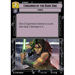 Star Wars: Unlimited Löskort: Legends of the Force: Consumed by the Dark Side (Foil)
