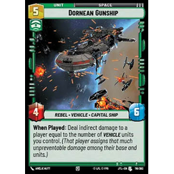 Star Wars: Unlimited Löskort: Jump to Lightspeed: Dornean Gunship