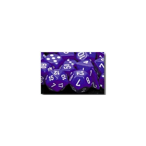 Opaque: Purple/white (10-die set)