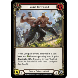 FaB Löskort: Monarch Unlimited: Pound for Pound (Red)