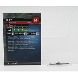 A&A Naval Miniatures Game: Germany: U-47 27/40