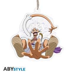 One Piece Akryl-nyckelring – Luffy Gear 5th 6,5 cm