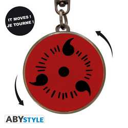 Naruto Shippuden Rörlig nyckelring – Sharingan 4 cm