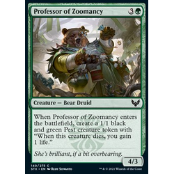 Magic Löskort: Strixhaven: School of Mages: Professor of Zoomancy