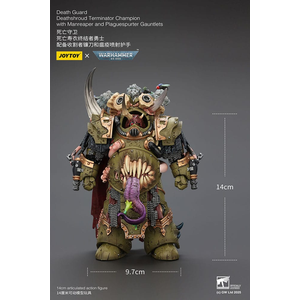 Warhammer 40,000 Action Figure – Death Guard Deathshroud Terminator 14 cm