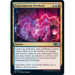 Magic löskort: Core Set 2021: Experimental Overload