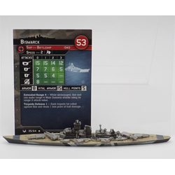 A&A Naval Miniatures Game: Germany: Bismarck 35/64