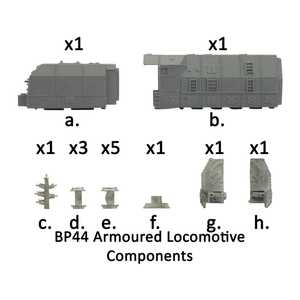German BP44 Armoured Train Locomotive