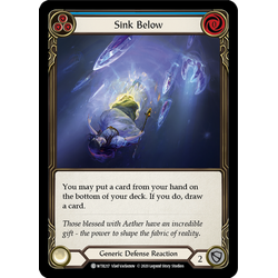 FaB Löskort: Welcome to Rathe Unlimited: Sink Below (Blue) (Rainbow Foil)