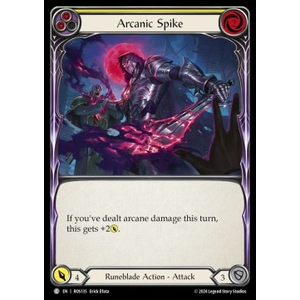FaB Löskort: Rosetta: Arcanic Spike (Yellow) (Rainbow Foil)