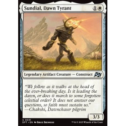 Magic löskort: Magic: Aetherdrift: Sundial, Dawn Tyrant (Foil)